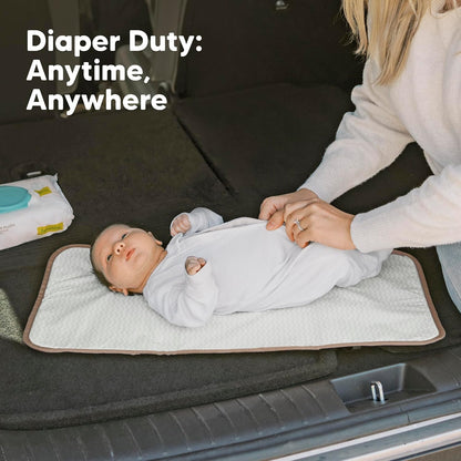 Portable Diaper Changing Pad, Easy Wipe Clean, 25x13 (Prairie)