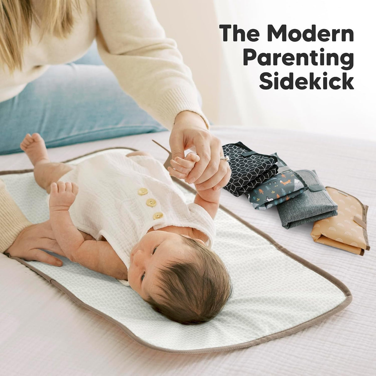 Portable Diaper Changing Pad, Easy Wipe Clean, 25x13 (Prairie)