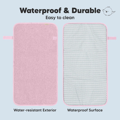 Portable Diaper Changing Pad, Easy Wipe Clean, 25x13 (Prairie)