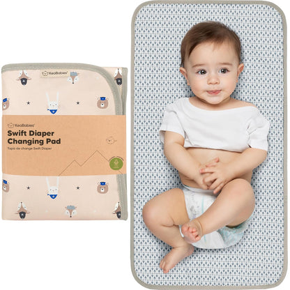 Portable Diaper Changing Pad, Easy Wipe Clean, 25x13 (Prairie)