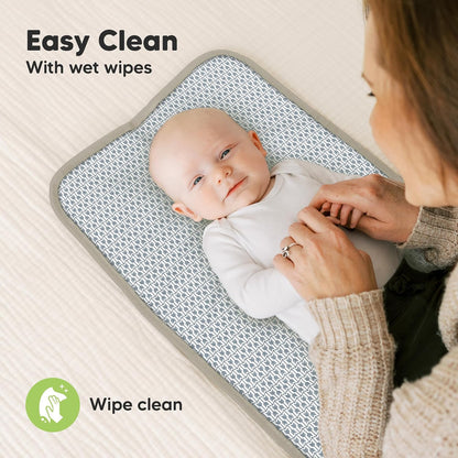 Portable Diaper Changing Pad, Easy Wipe Clean, 25x13 (Prairie)