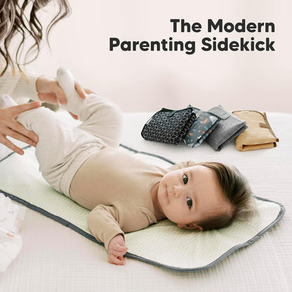 Portable Diaper Changing Pad, Easy Wipe Clean, 25x13 (Prairie)