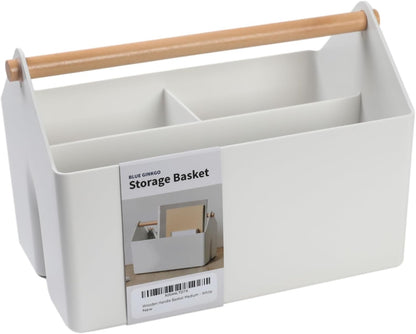 Storage Basket, Medium 4.5L, White, Made in Korea