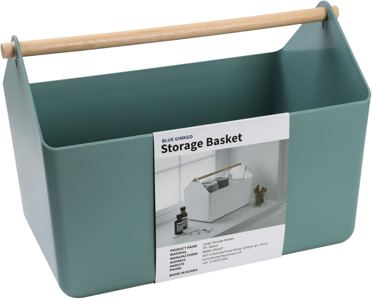 Storage Basket, Medium 4.5L, White, Made in Korea