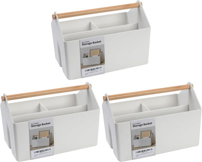 Storage Basket, Medium 4.5L, White, Made in Korea