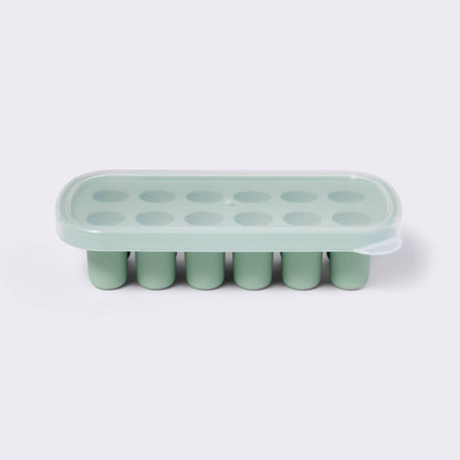 Food Freezer Tray Reusable Silicone Food Storage Container For Freezing Baby Food Soups Broths Sauces Portion Molds Dishwasher Safe Household Meal Prep Freezing Tool