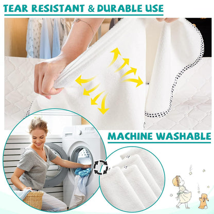 12 Pack Baby Waterproof Changing Pad Liners Portable