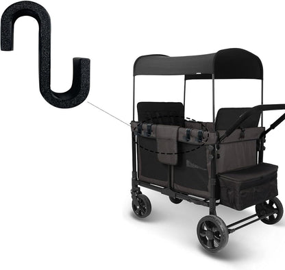4Pcs Multipurpose Side Hook Compatible with Wonderfold Wagon Durable and Load-Bearing Hook