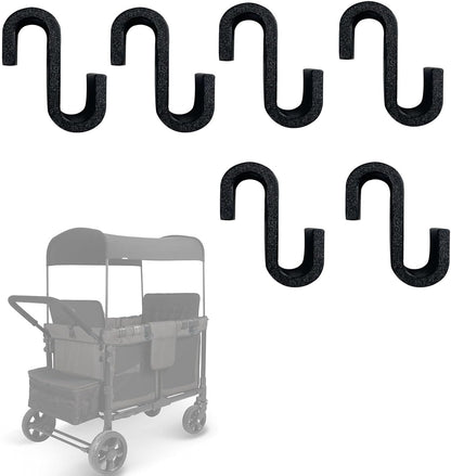 4Pcs Multipurpose Side Hook Compatible with Wonderfold Wagon Durable and Load-Bearing Hook