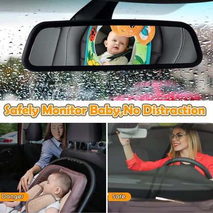 Car Seat Toy, Baby Car Mirror Toy for Rear Facing
