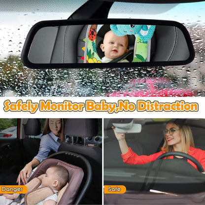 Car Seat Toy, Baby Car Mirror Toy for Rear Facing