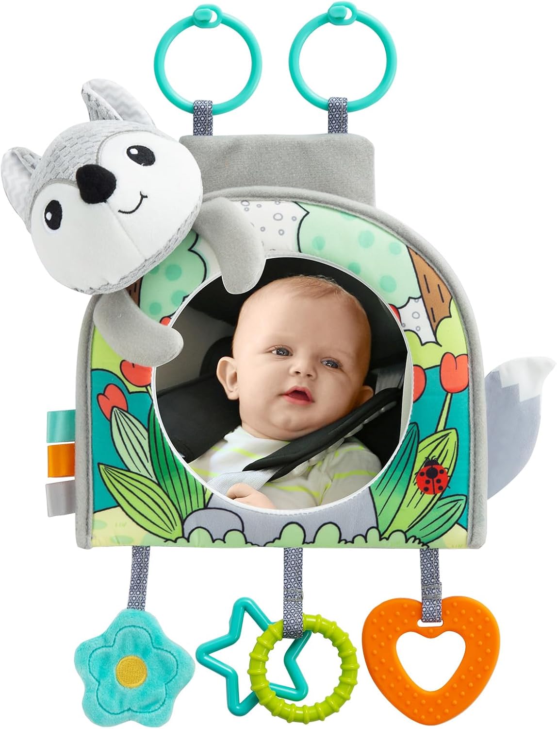 Car Seat Toy, Baby Car Mirror Toy for Rear Facing