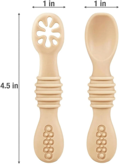 8PCS Baby Feeding Set & 6 Pack Silicone Baby Spoons
