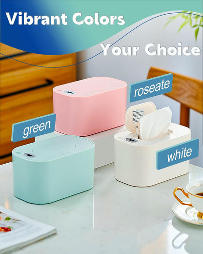 Banapoy Baby Wipe Warmer, USB Powered Dispenser, White