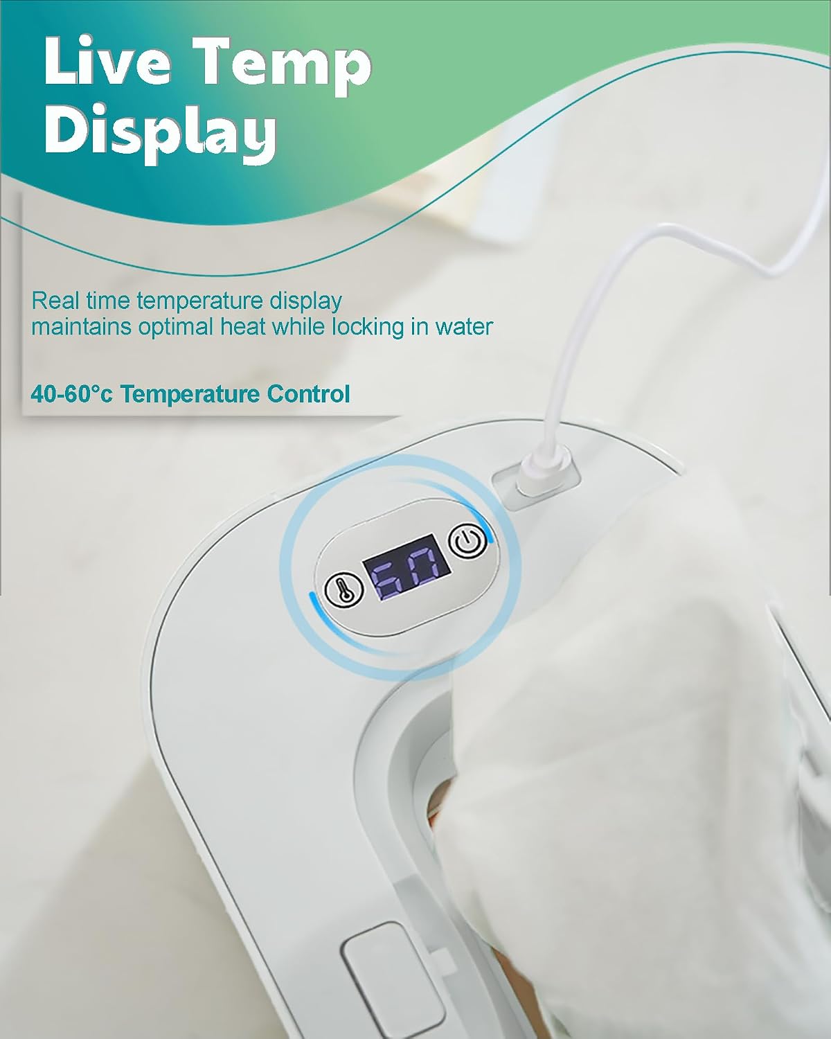 Banapoy Baby Wipe Warmer, USB Powered Dispenser, White