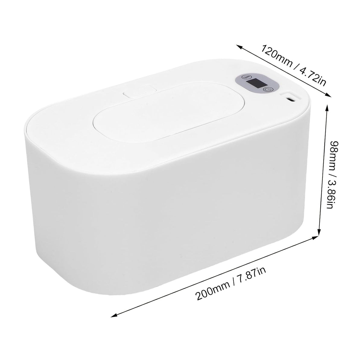 Banapoy Baby Wipe Warmer, USB Powered Dispenser, White
