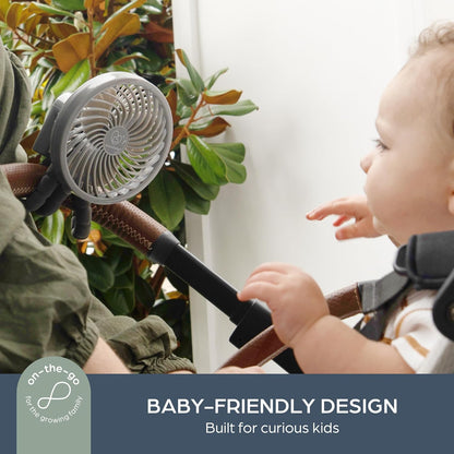 Smart Grip Deluxe Fan, Octopus Wrap Around Legs, Adjustable, Battery Operated