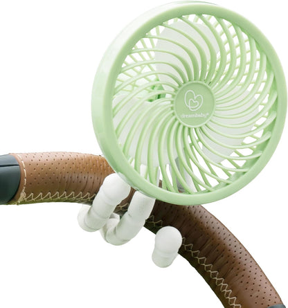 Smart Grip Deluxe Fan, Octopus Wrap Around Legs, Adjustable, Battery Operated