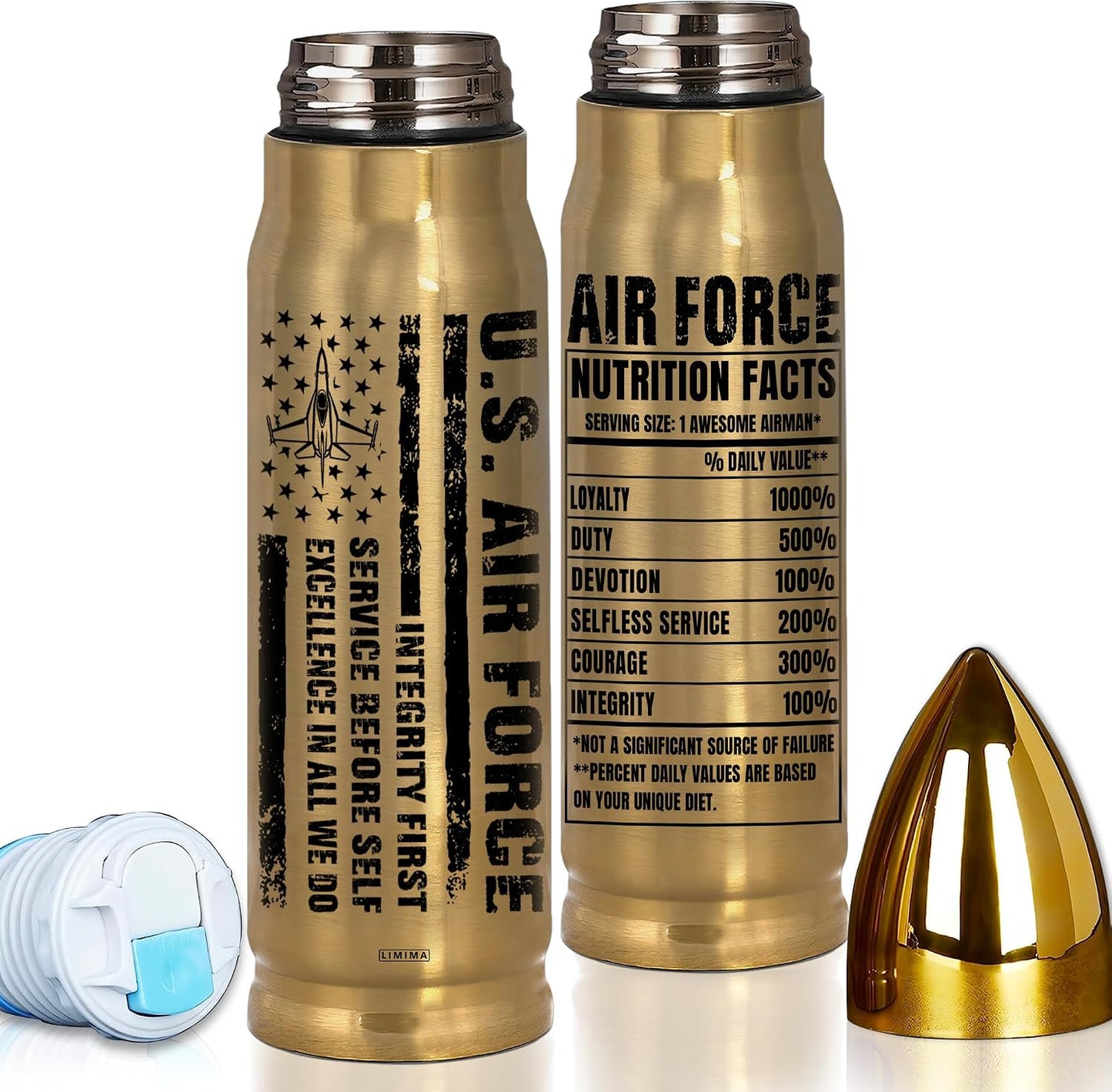 Space Force Gifts, Patriotic Tumbler, 17Oz Water Bottle with American Flag Style, Space Force Tumbler, American Flag Style Insulated Drinkware Gifts for Men, Dad, Husband, Grandpa, Veteran
