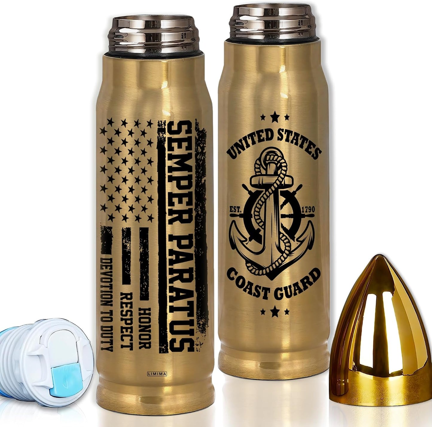 Space Force Gifts, Patriotic Tumbler, 17Oz Water Bottle with American Flag Style, Space Force Tumbler, American Flag Style Insulated Drinkware Gifts for Men, Dad, Husband, Grandpa, Veteran