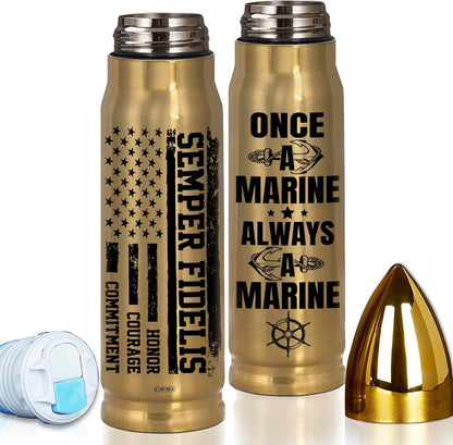 Space Force Gifts, Patriotic Tumbler, 17Oz Water Bottle with American Flag Style, Space Force Tumbler, American Flag Style Insulated Drinkware Gifts for Men, Dad, Husband, Grandpa, Veteran