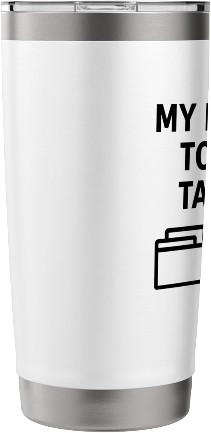Tabs Overflow Mode Brain Like a Browser Stainless Steel Insulated Tumbler
