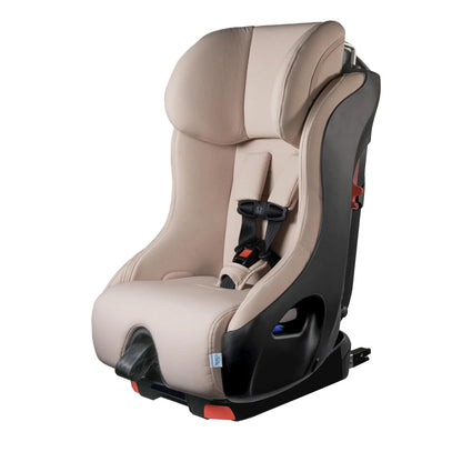 Foonf Convertible Car Seat with Rigid Latch, Crumple Zone Safety System, Adjustable Headrest, Reclining Design, Anti-Rebound Bar & Flame Retardant-Free (Latte Ziip)