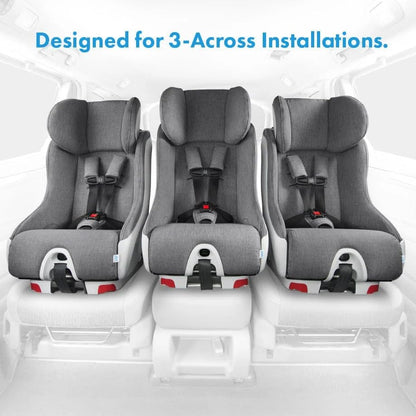 Foonf Convertible Car Seat with Rigid Latch, Crumple Zone Safety System, Adjustable Headrest, Reclining Design, Anti-Rebound Bar & Flame Retardant-Free (Latte Ziip)