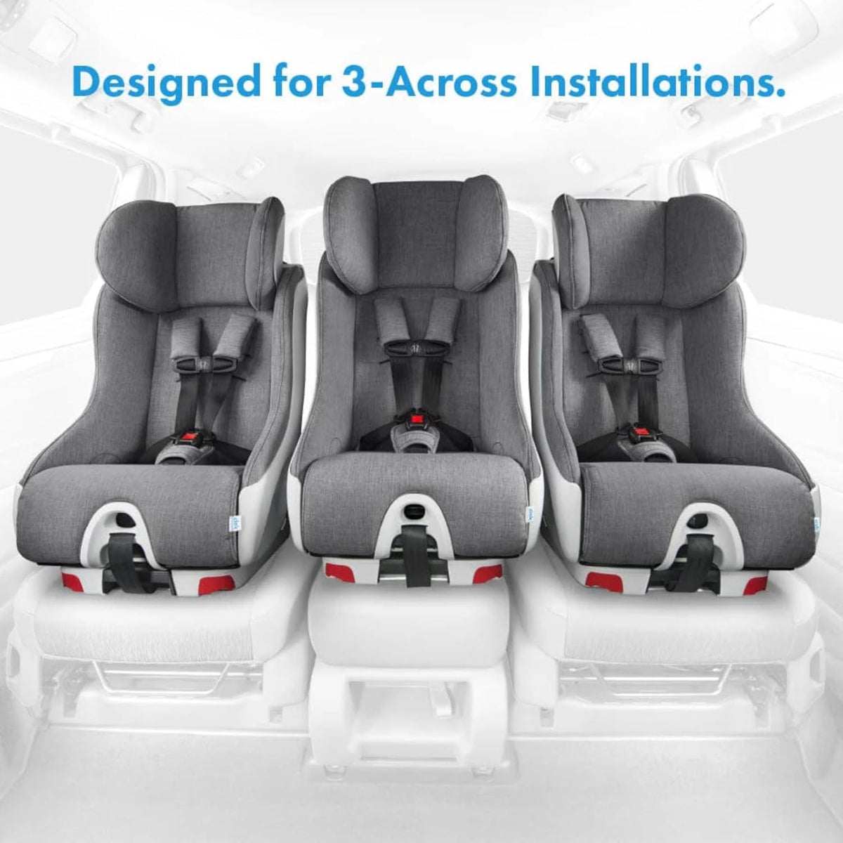 Foonf Convertible Car Seat with Rigid Latch, Crumple Zone Safety System, Adjustable Headrest, Reclining Design, Anti-Rebound Bar & Flame Retardant-Free (Latte Ziip)