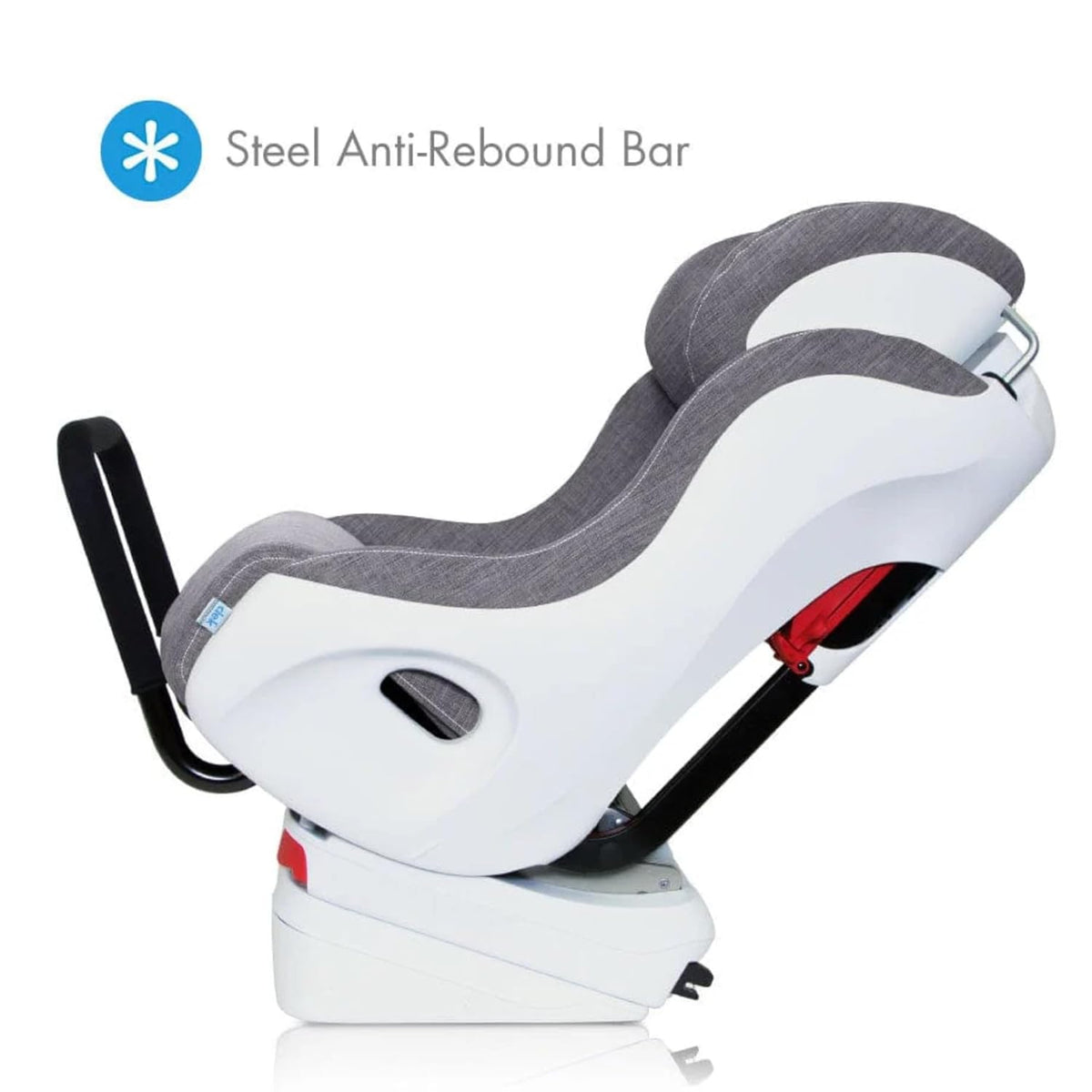 Foonf Convertible Car Seat with Rigid Latch, Crumple Zone Safety System, Adjustable Headrest, Reclining Design, Anti-Rebound Bar & Flame Retardant-Free (Latte Ziip)