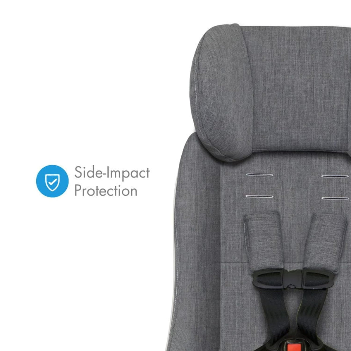 Foonf Convertible Car Seat with Rigid Latch, Crumple Zone Safety System, Adjustable Headrest, Reclining Design, Anti-Rebound Bar & Flame Retardant-Free (Latte Ziip)