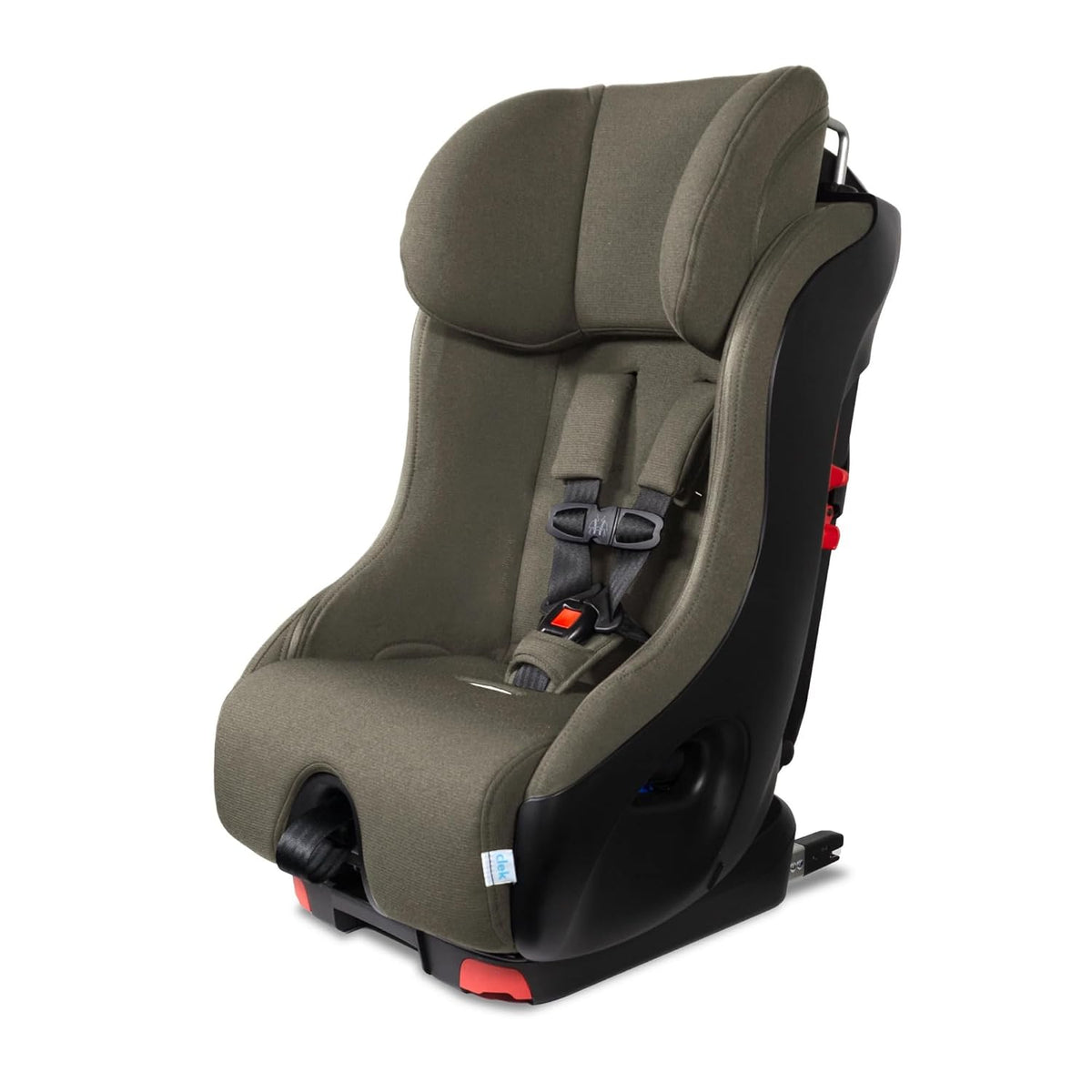 Foonf Convertible Car Seat with Rigid Latch, Crumple Zone Safety System, Adjustable Headrest, Reclining Design, Anti-Rebound Bar & Flame Retardant-Free (Latte Ziip)