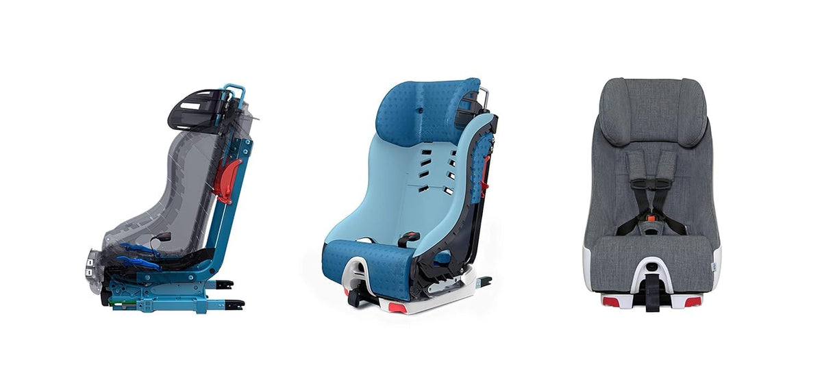 Foonf Convertible Car Seat with Rigid Latch, Crumple Zone Safety System, Adjustable Headrest, Reclining Design, Anti-Rebound Bar & Flame Retardant-Free (Latte Ziip)