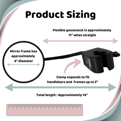 Stroller Mirror - See Your Baby's Face on Stroller Walks. Stroller Accessories to Connect & Engage in Pram or Stroller. Universal Stroller Attachment. ( OG)