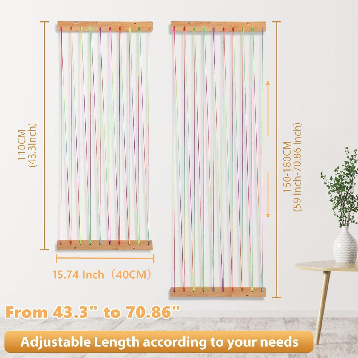 Stuffed Animal Storage Organizers,Plush Animals Holder,Hanging Plushie Zoo Hammock Net for Playroom Bedroom With Adjustable Length,Large,Upgraded (Natural Wood)