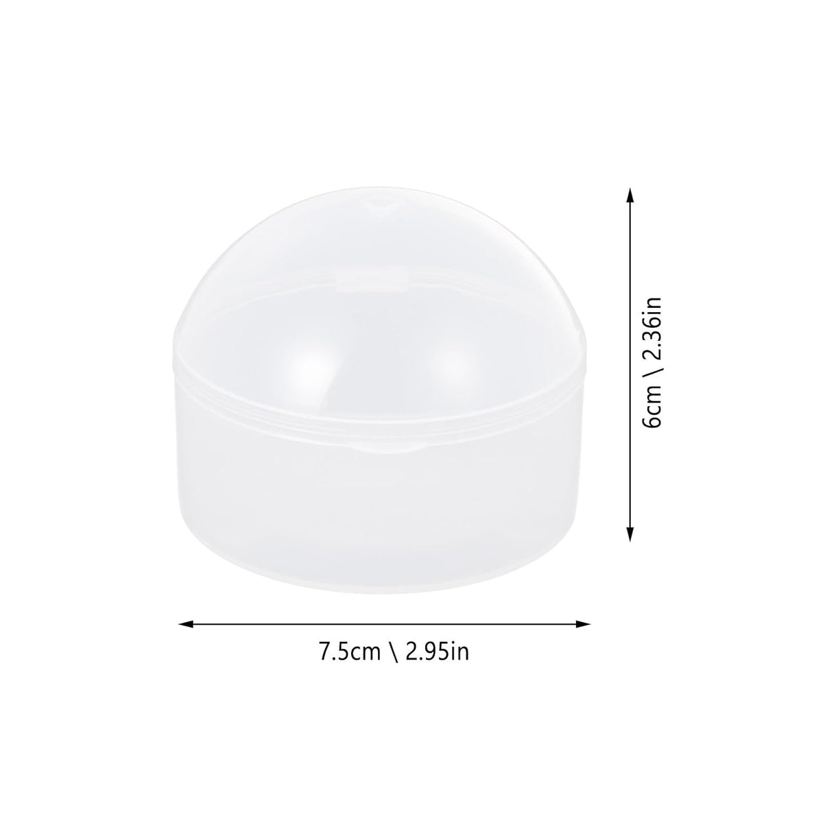 10pcs Storage Box Dustproof Holder Case Portable Organizer for Travel and Diaper Bag