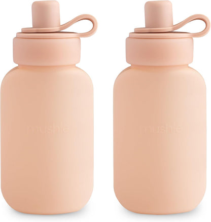 Silicone Puree Pouch 2-Pack | 5 oz Reusable Baby Food Pouches (Cambridge Blue)