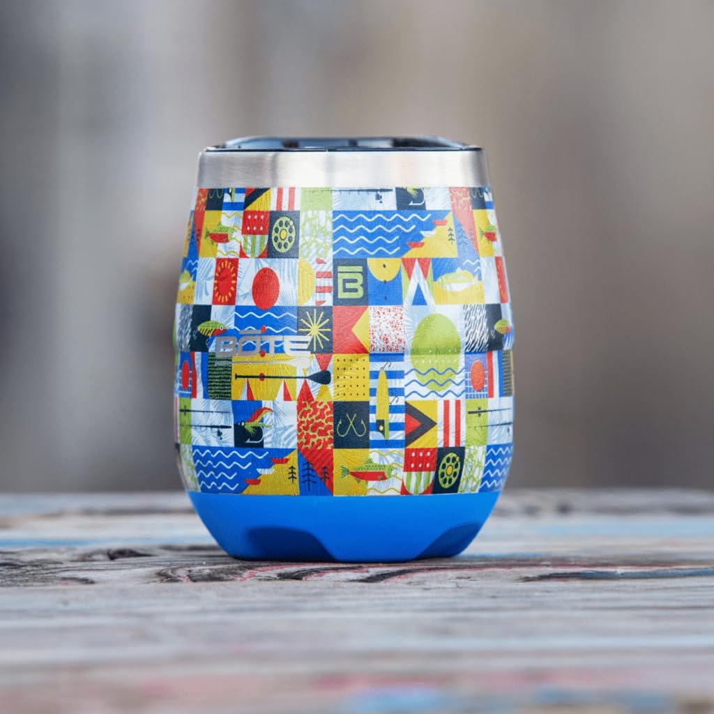 MAGNETumbler Stemless Wine Tumbler | Magnetic Drink Cup | MAGNEPOD™ stemless wine tumbler keeps drinks secure with a magnetic base for spill-free sipping on water and outdoors