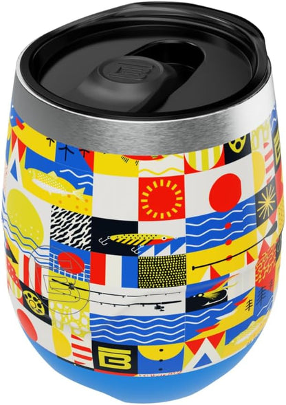 MAGNETumbler Stemless Wine Tumbler | Magnetic Drink Cup | MAGNEPOD™ stemless wine tumbler keeps drinks secure with a magnetic base for spill-free sipping on water and outdoors