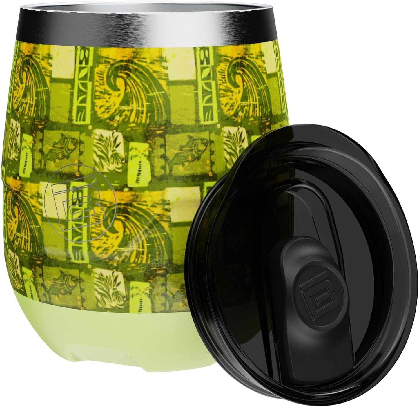 MAGNETumbler Stemless Wine Tumbler | Magnetic Drink Cup | MAGNEPOD™ stemless wine tumbler keeps drinks secure with a magnetic base for spill-free sipping on water and outdoors