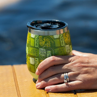 MAGNETumbler Stemless Wine Tumbler | Magnetic Drink Cup | MAGNEPOD™ stemless wine tumbler keeps drinks secure with a magnetic base for spill-free sipping on water and outdoors