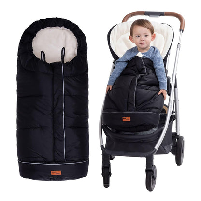 Winter Warm Stroller Footmuff, Waterproof Baby Bunting Bag with Centre and Bottom Open for Easy in and Out, Universal Fit All Strollers, Pram