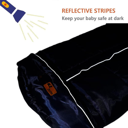Winter Warm Stroller Footmuff, Waterproof Baby Bunting Bag with Centre and Bottom Open for Easy in and Out, Universal Fit All Strollers, Pram
