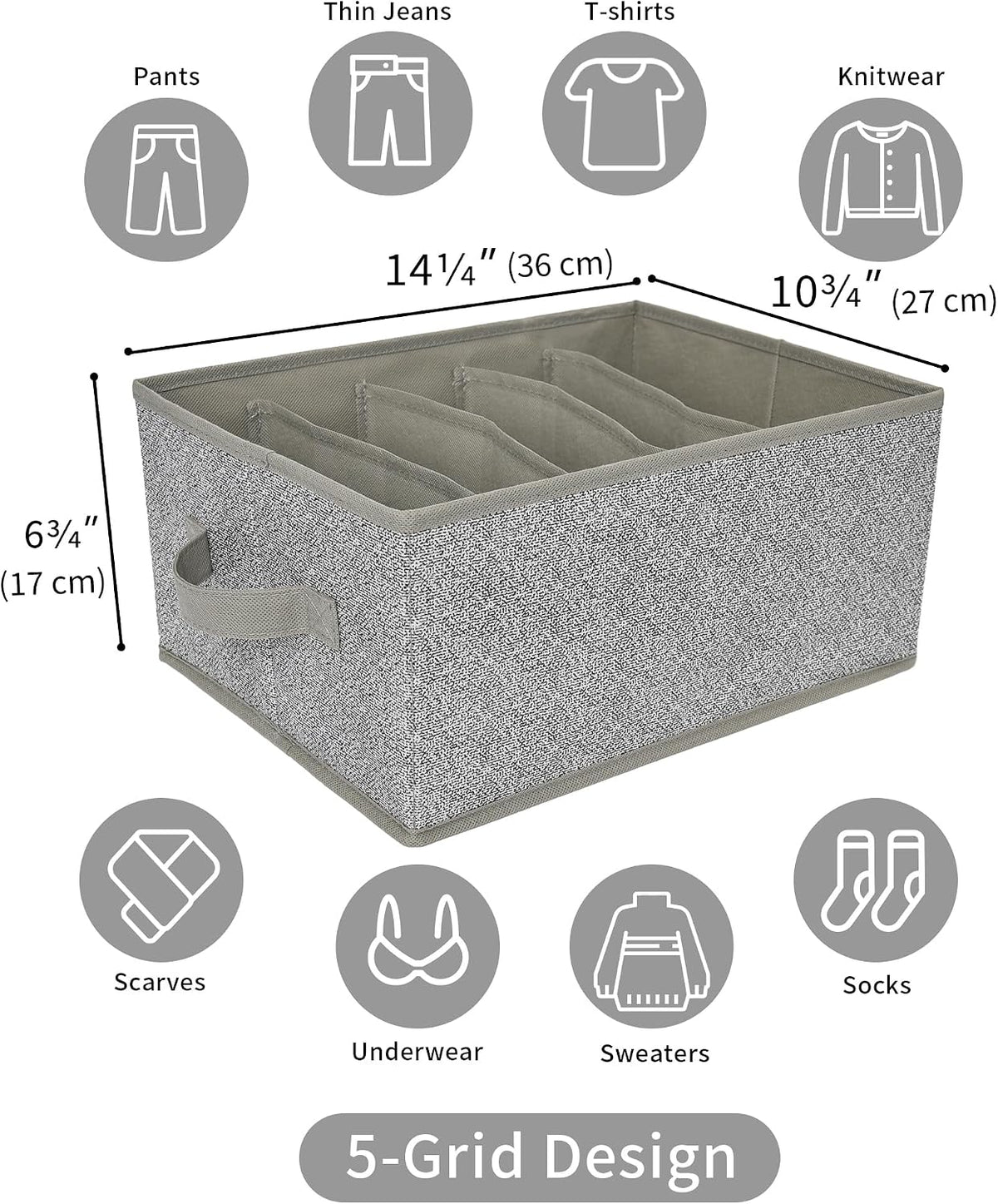 Skinny Jeans Organizer for Closet, Tidy Up Easily