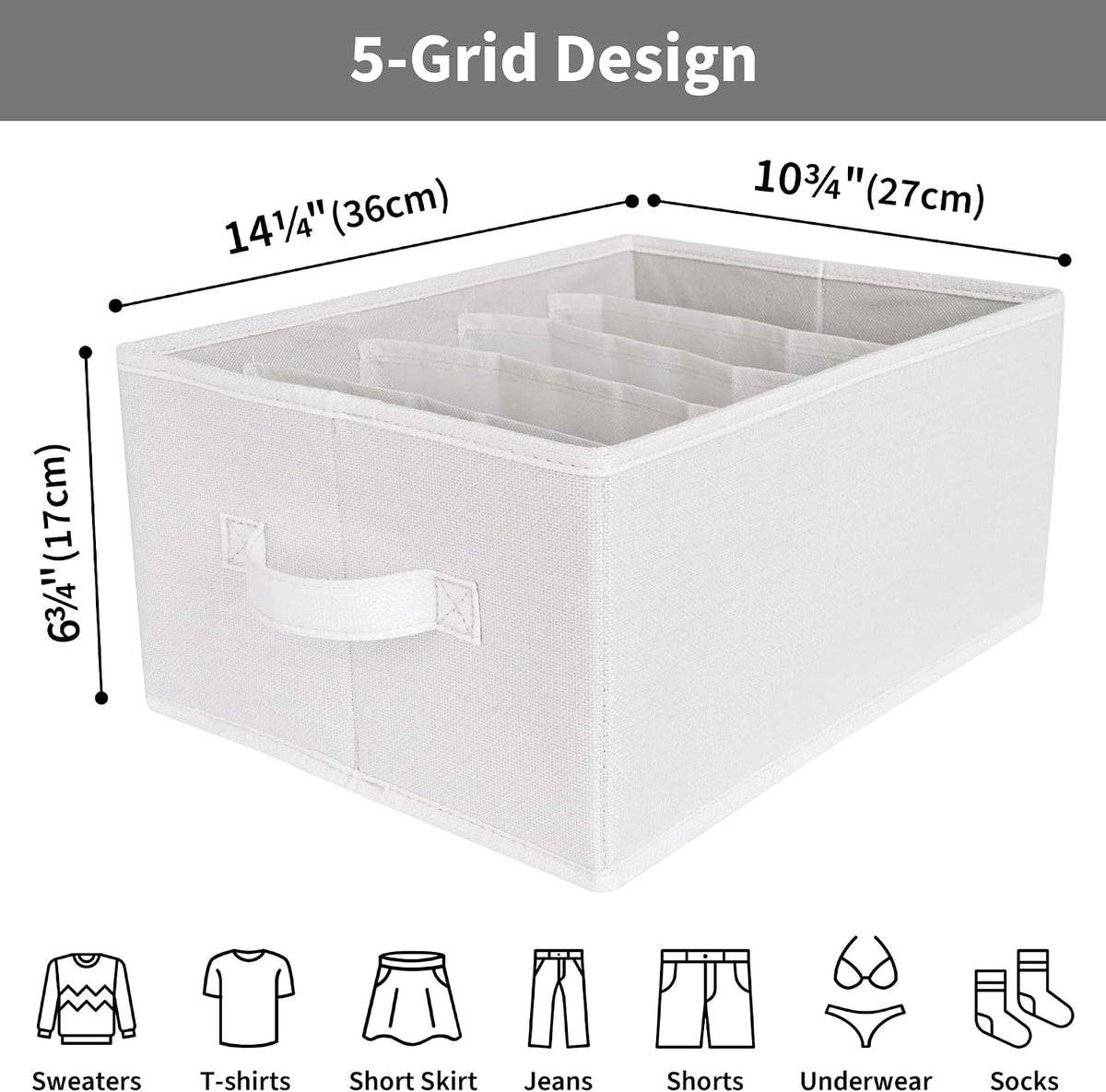 Skinny Jeans Organizer for Closet, Tidy Up Easily