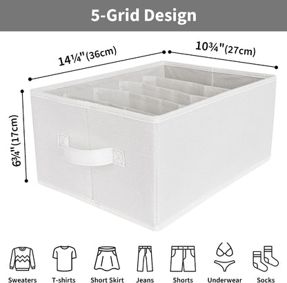 Skinny Jeans Organizer for Closet, Tidy Up Easily