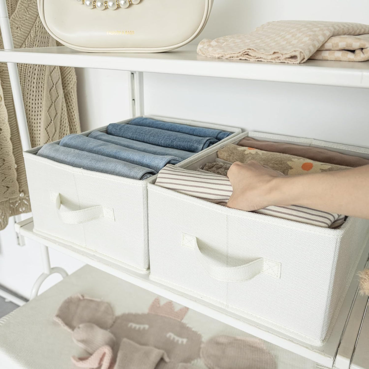 Skinny Jeans Organizer for Closet, Tidy Up Easily