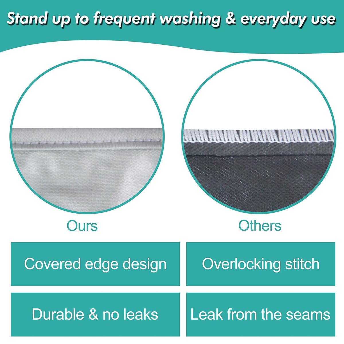 Reusable Hanging Wet Dry Cloth Diaper Bag (Grey Leaf, Grey)