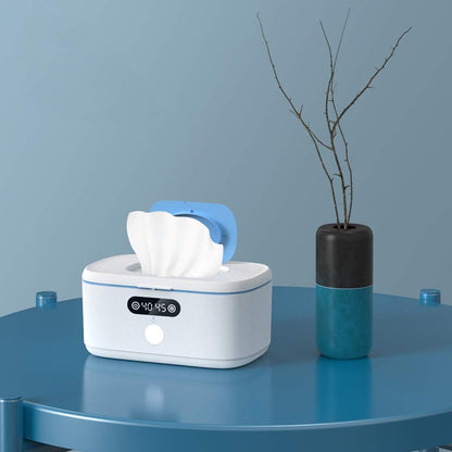 Bellababy Wipe Wamer for Vehicle and Home Use, Baby Wet Wipes Dispenser and Diaper Wipe Warmer with Night Light,Temperature Display,No Need Water and Sponge, ℉ and ℃ Convertible