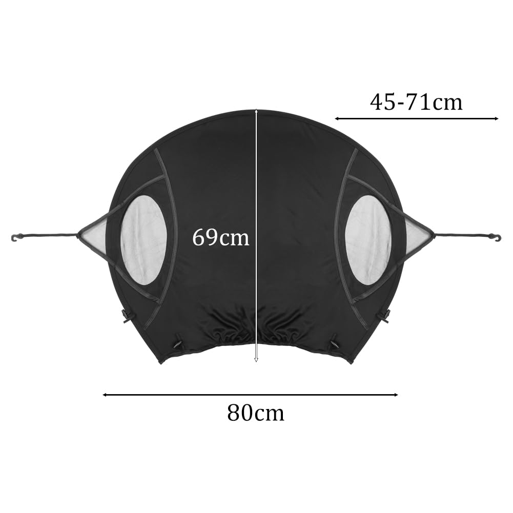 Baby Stroller Sun Shade Sun Rain Shade Blackout Blind Canopy Cover